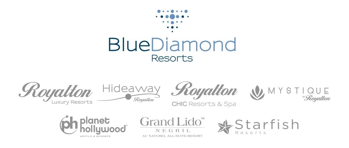 banner blue diamond