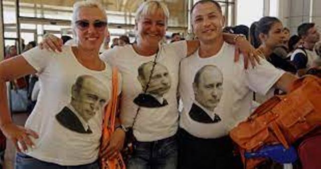 русские туристы